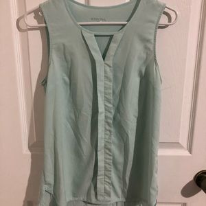 Ice blue tank top
